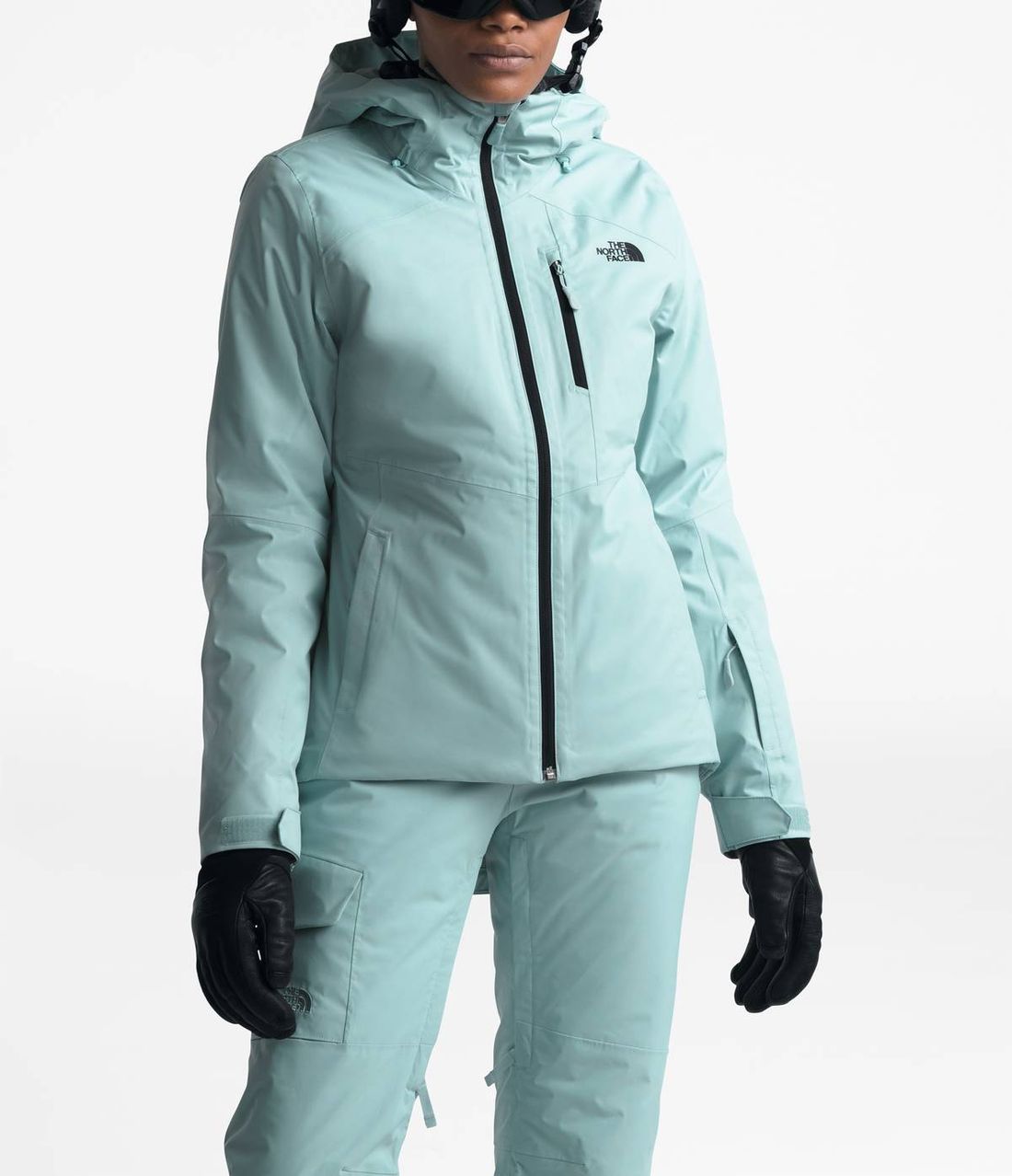 The north face clementine jacket front view