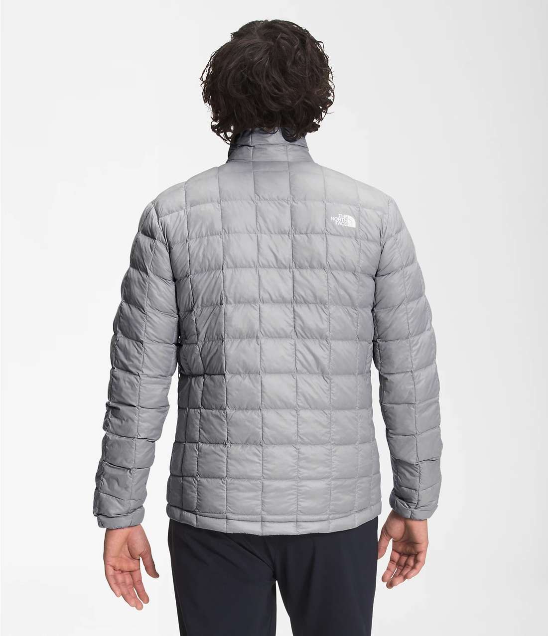 The north face thermoball grey backside