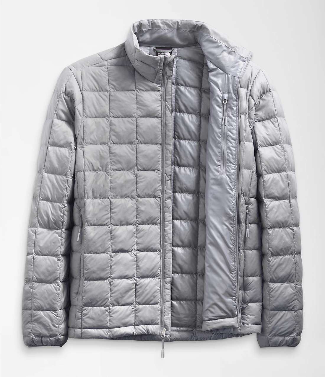 The north face thermoball grey half zipped