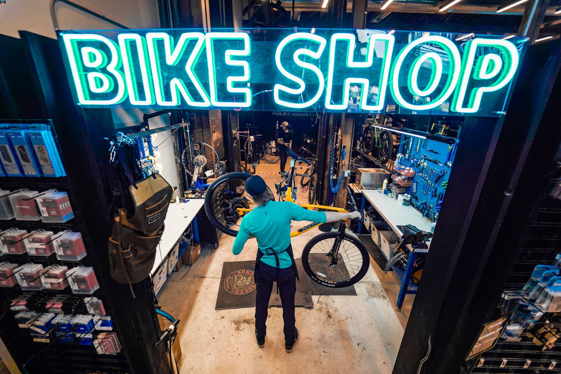 Downtown Level Nine bike shop