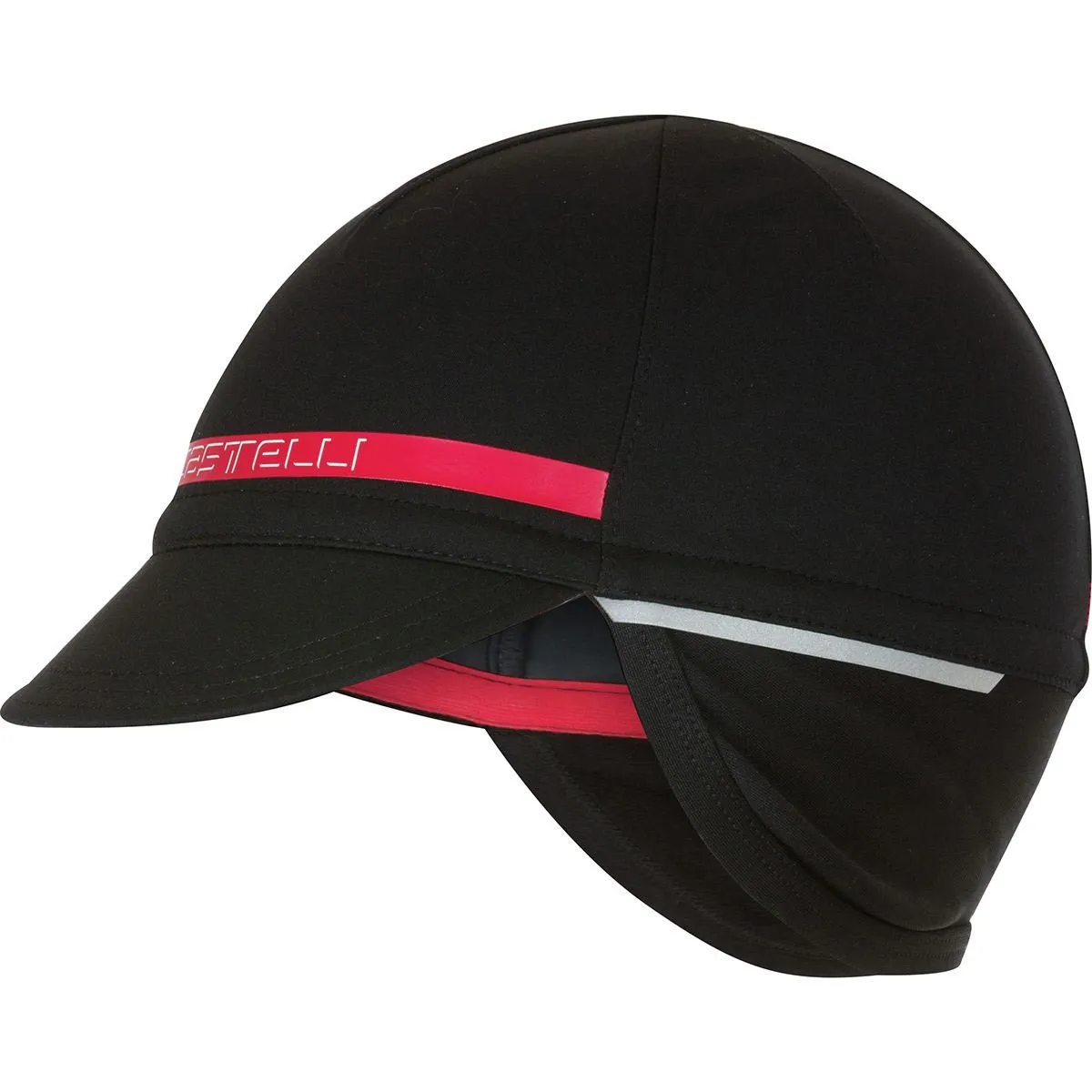 Black and red bike hat