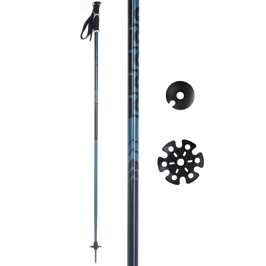 Blue L9 ski poles