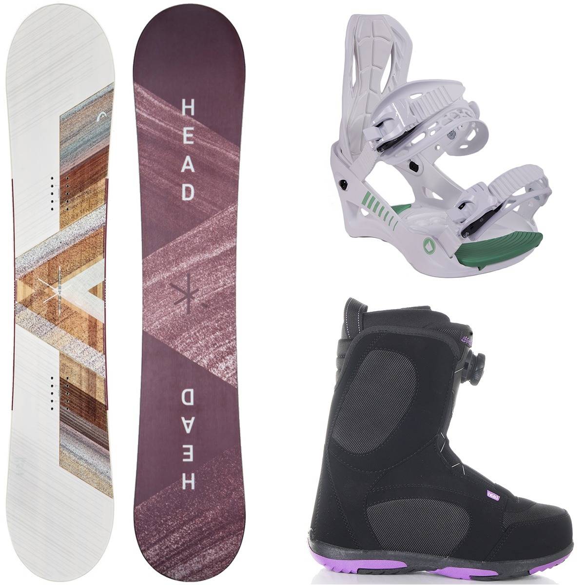 Head women's snowboard package