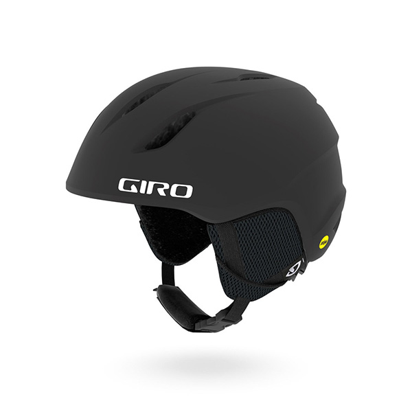 kids giro ski helmet in black
