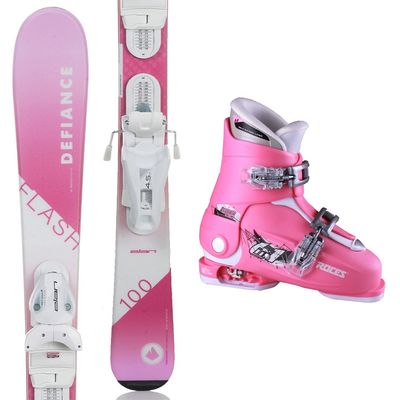 Roces pink ski package