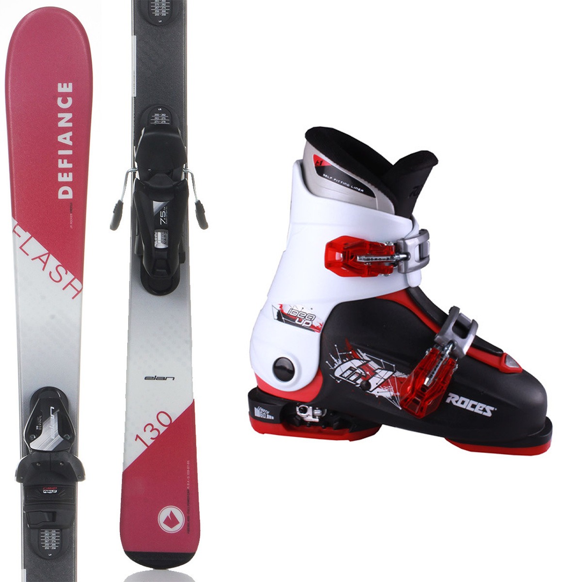 Roces red ski package